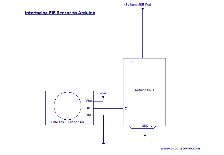 Как подключить PIR-датчик к Arduino 
